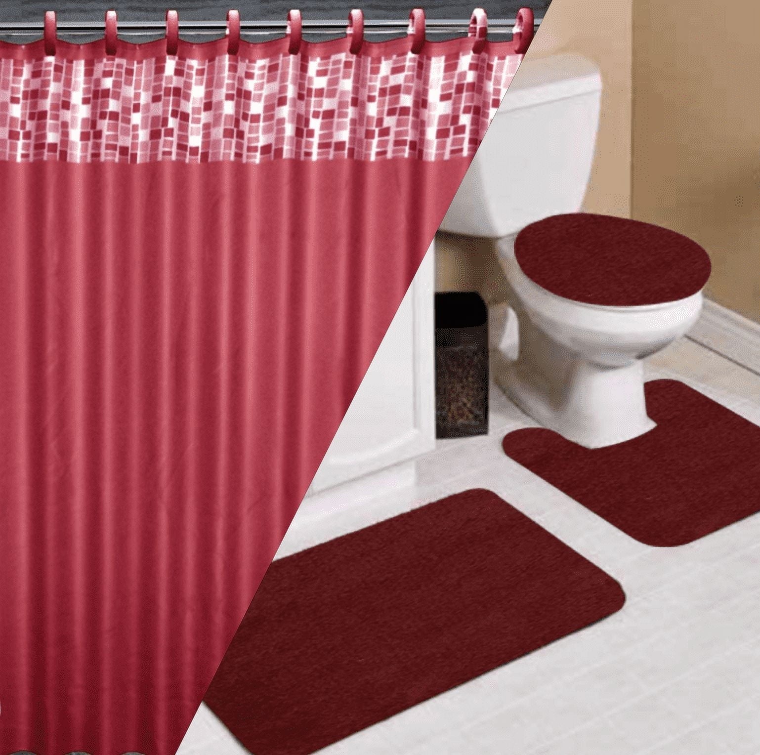 16PC-Mosaic-Burgundy-complete-bathroom-mat-shower-curtain-hooks-set-modern-new-design-home-decor_a622d410-be60-4d5f-9396-c253385926f7.8e8dd73b7e4139437c7de305410e9463