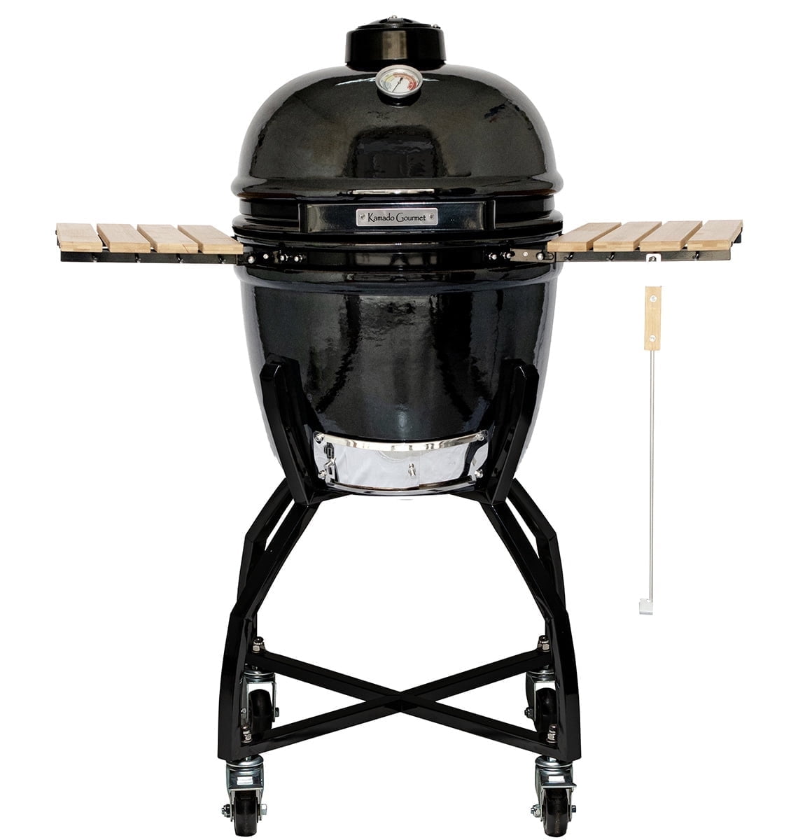 17-Large-Kamado-Gourmet-Ceramic-Grill-Smoker-Black-Pepper-Includes-Cart-Side-Shelves-and-Forge-Fire-Chamber_66b82d0c-0acb-45c9-a87d-da9f6c74b740.fa3aad77b889c24a65e4177a2f806016