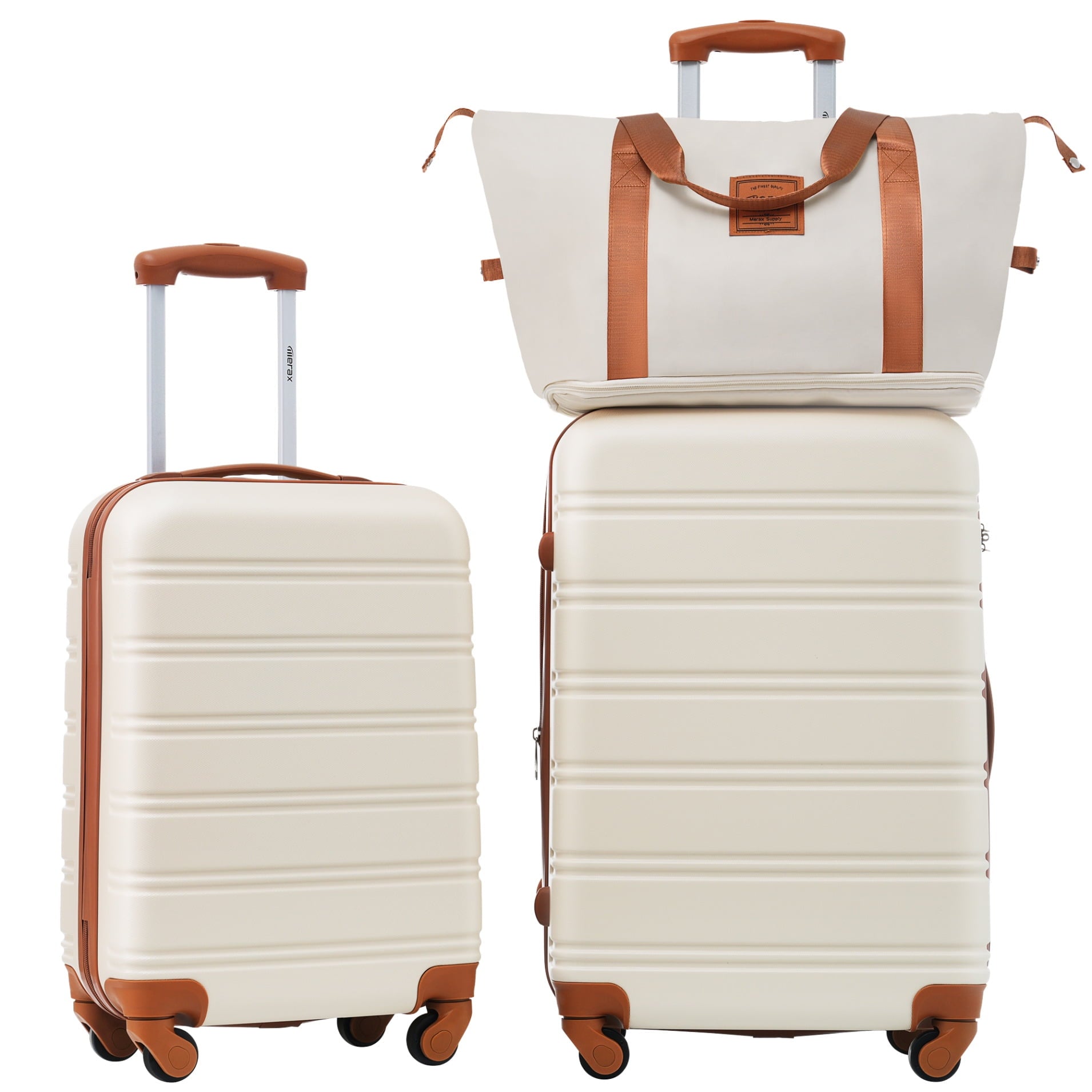 2-Piece-Lightweight-Luggage-Sets-20in-24in-with-Travel-Bag-Hardshell-Suitcase-Sets-TSA-Lock-Adjustable-Handle-360-Spinner-Wheels-Brown-White_befb8ed8-3c0a-48ab-9134-0ea28ccbeb6e.e773b