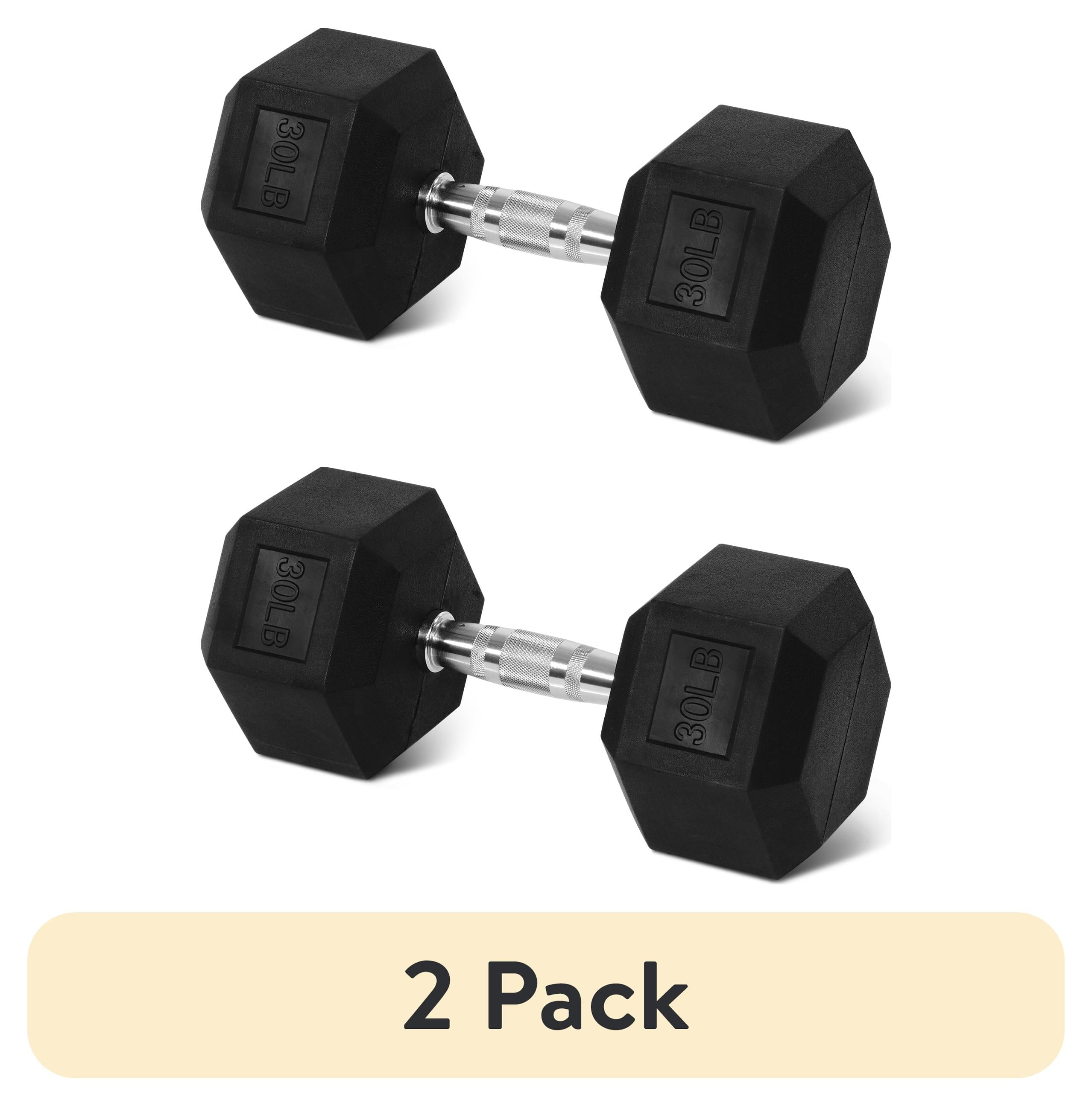 2-pack-BalanceFrom-Rubber-Encased-Hex-Dumbbell-Anti-Roll-Black-30-lb-Assembled-Product-Weight-Single_12f50154-0bfc-4479-8811-ce5340043e6d.35ede73472d4b3eca144cf0286463332