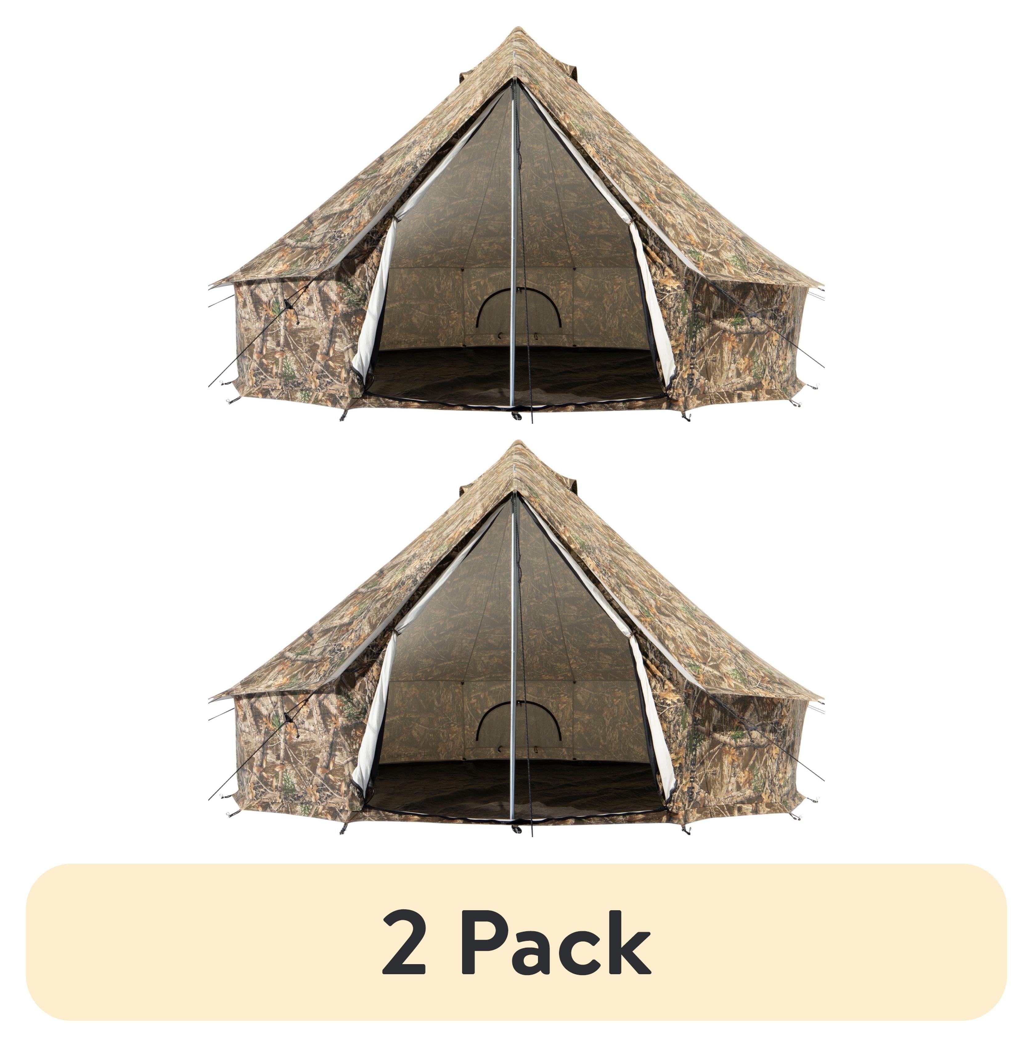 2-pack-White-Duck-Outdoors-Regatta-Canvas-Bell-Tent-w-Stove-Jack-Realtree-Edge-10-Water-Repellent-Glamping-Yurt-Maximum-Occupancy-4-People_b4a4df5e-e8f5-42ac-bd48-708e0da27347.ddbba0c