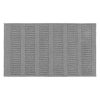 20" x 34" Ribcord Rectangle Shaped Kitchen Accent Rug, Gray
