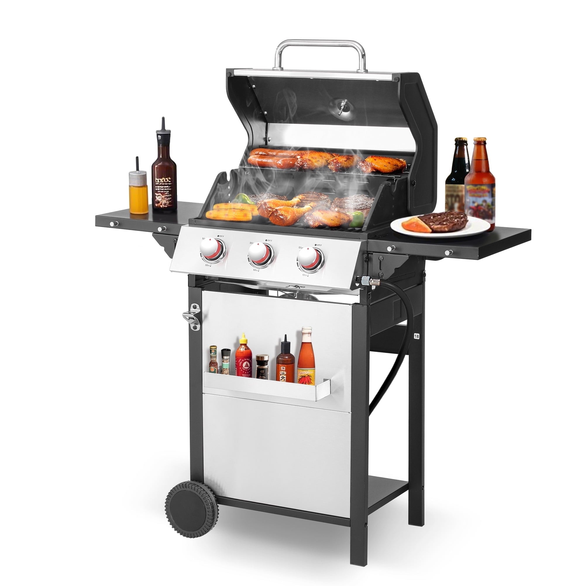 3-Burner-Propane-Gas-Grill-2-Foldable-Side-Tables-30-000-BTU-Outdoor-BBQ-Stainless-Steel-Grill-Porcelain-Enameled-Cast-Iron-Grates-Thermometer-Easy-A_db5de13a-a770-44ce-a64f-800c3d18a
