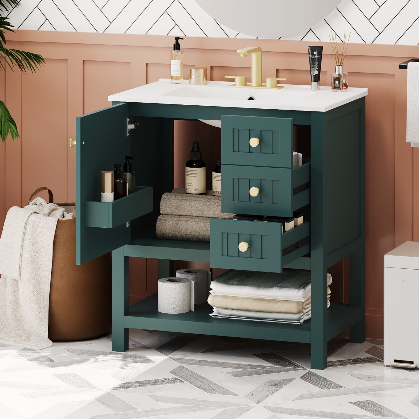 30-Transitional-Green-Bathroom-Vanity-Sink-Combo-Solid-Wood-Storage-Cabinet-featuring-Soft-Close-Doors-2-Drawers-Open-Shelf-Waterproof-Design-Easy-As_09e181e8-6bb4-485f-a9fc-d7d9c1902