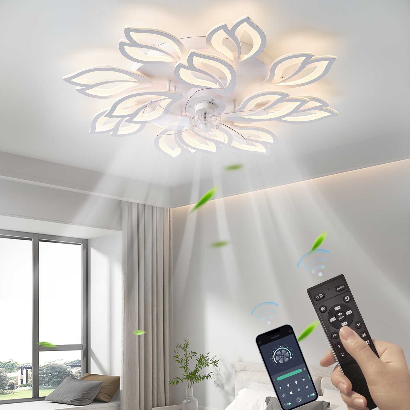 31-4-Modern-Flush-Mount-Ceiling-Fan-LED-Light-Remote-Control-Dimmable-3-Color-6-Speed-Reversible-Motor-Low-Profile-12-Blade-Fan-Bedroom-Living-Room-O_3f8d42eb-3992-49bd-a4fa-0cd3867a6