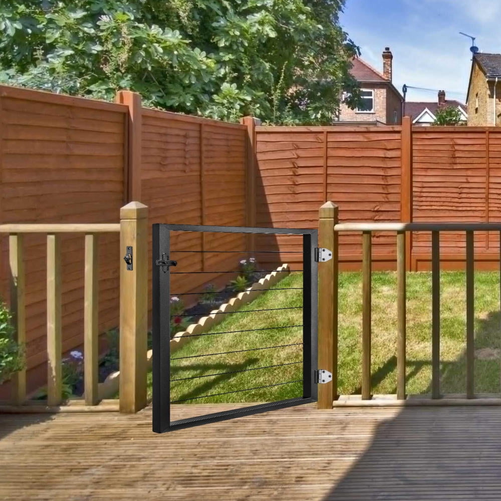 36-x23-Outdoor-Deck-Fence-Gate-Black-Anti-Rust-Carbon-Steel-Cable-Railing-System-for-Yards-Black_034e21f5-fc2f-4b5a-a26f-d4f1c1ed2316.4e16b77b7fc779287de530612ec3ba98