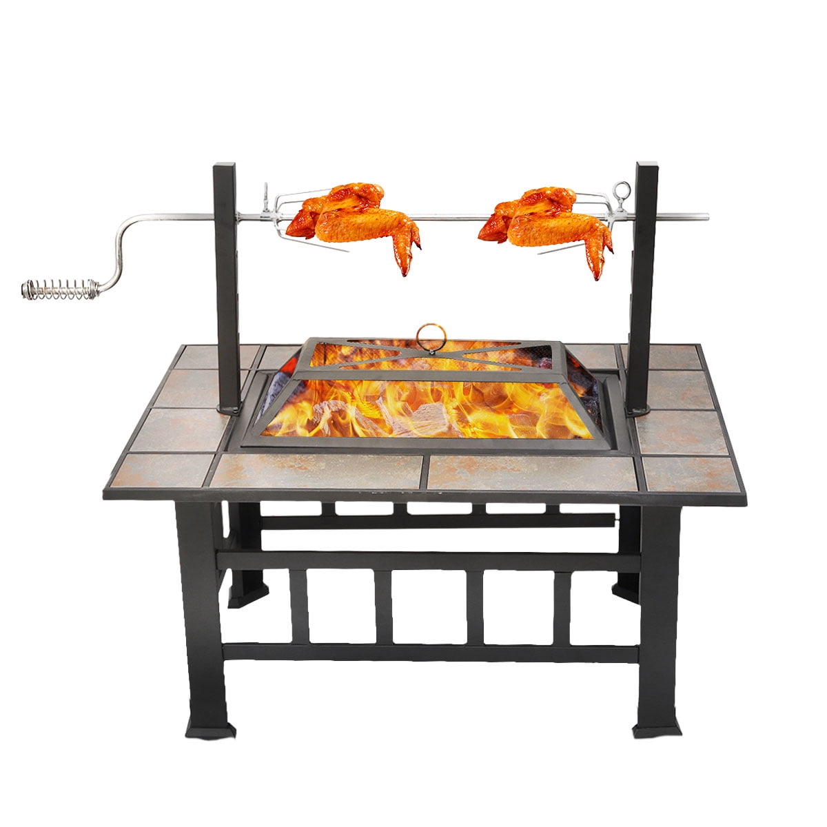 37inch-Fire-Pits-Table-Outside-Grill-Outdoor-Metal-Firepit-Square-Backyard-Patio-Garden-Stove-Wood-Burning-BBQ-Fire-Pit-Spark-Screen-Log-Grate-Wood-F_5592d9b9-fd28-4371-82dc-43b07c1aa