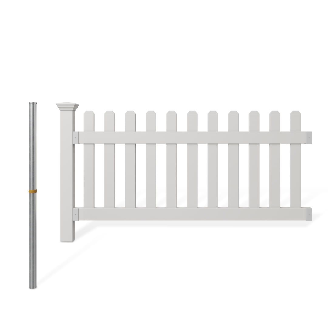 3ft-H-x-6ft-W-1-Panel-1-Post-Dig-WamBam-Newport-Fence-Kit-White-Vinyl-Picket-Fence-Easy-Install-Outdoor-Fence-Backyard-Patio-DIY-Decorative-Fencing-Z_90703499-563a-47fa-90c2-611a1c168