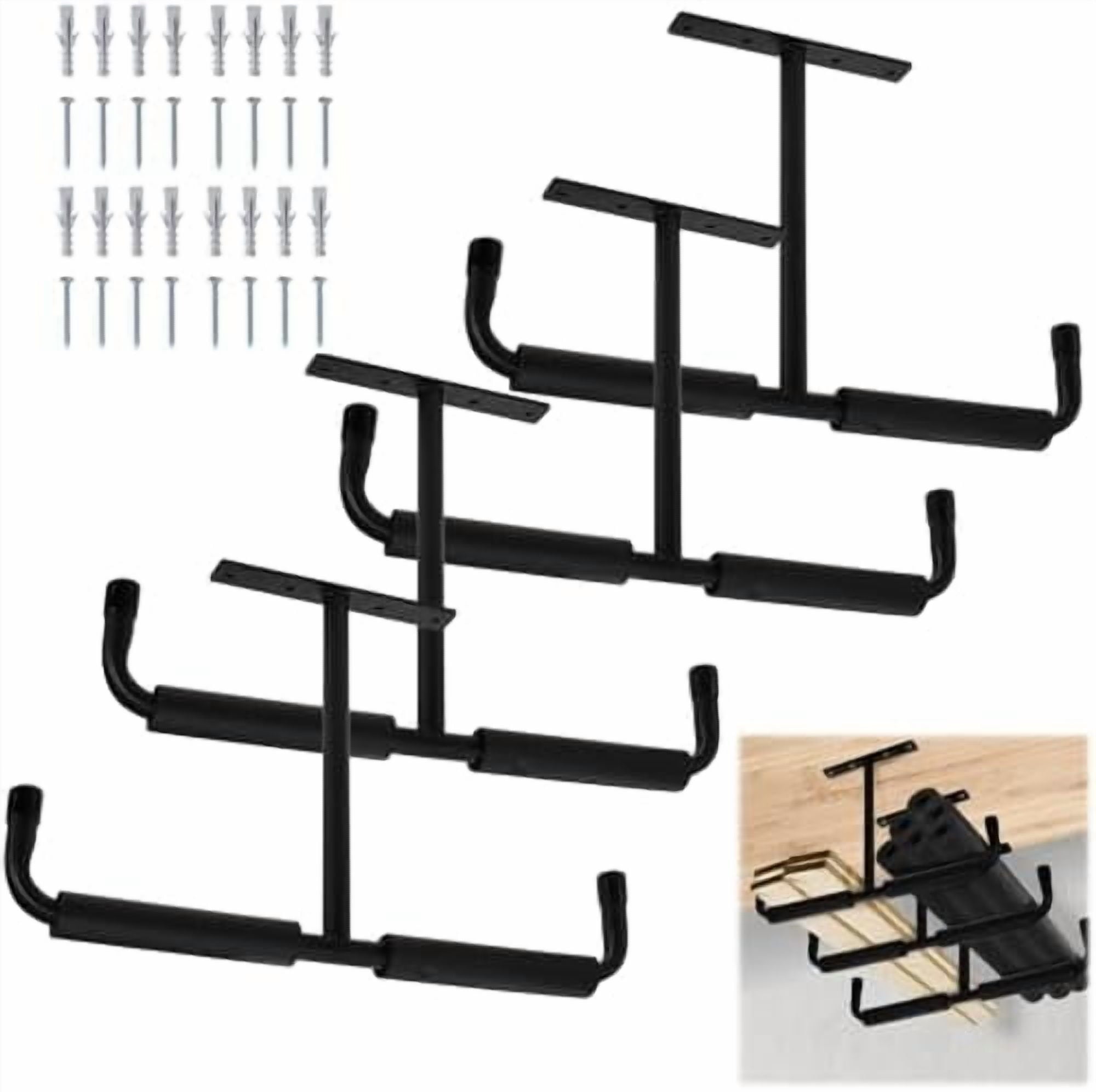 4-Pack-Overhead-Garage-Storage-Hooks-16-5-Heavy-Duty-Ceiling-Mount-Hangers-Double-T-Bar-Metal-Ladder-Ceiling-Racks-Hanging-Bike-Pipe-Lumber-Fishing-R_98ce69fc-bf2b-4f52-b762-a10658100