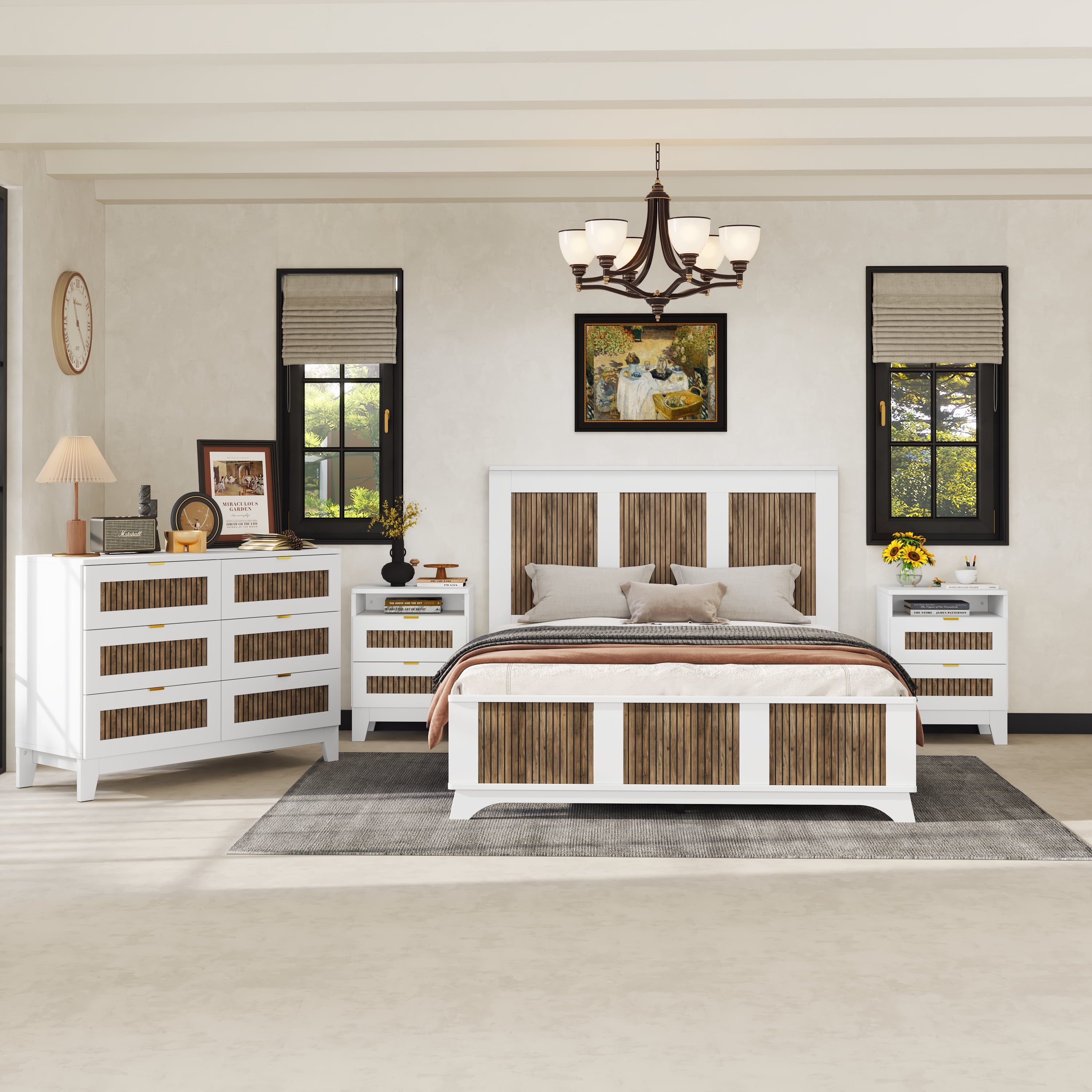 4-Pieces-Bedroom-Sets-Queen-Size-Farmhouse-Platform-Bed-Wooden-Strip-Stickers-Decoration-Storage-Nightstand-Dresser-Metal-Handle-White_617411f7-9881-4dd6-a671-00f195788ec8.30244305798-1