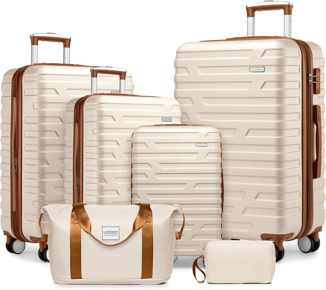 6-Piece-Hardshell-Luggage-Set-with-Expandable-Spinner-Suitcases-TSA-Lock-25-Extra-Capacity-Duffel-Bag-Toiletry-Kit-Cream-ABS-Suitcases.92373753464_17083ecf-9e93-4855-8c9a-25b63551805f
