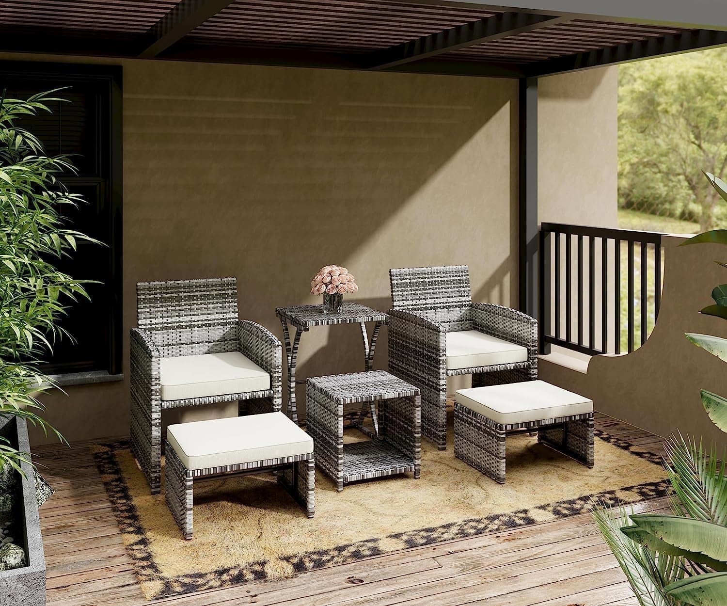 6-Piece-Patio-Furniture-Conversation-Set-Ottoman-Outdoor-Black-Grey-Wicker-Chair-Table-Set-Beige-Cushion-Balcony-Furniture-Apartments-Black_760b98b5-56fc-4e81-889f-bbe921a58129.fa59e2