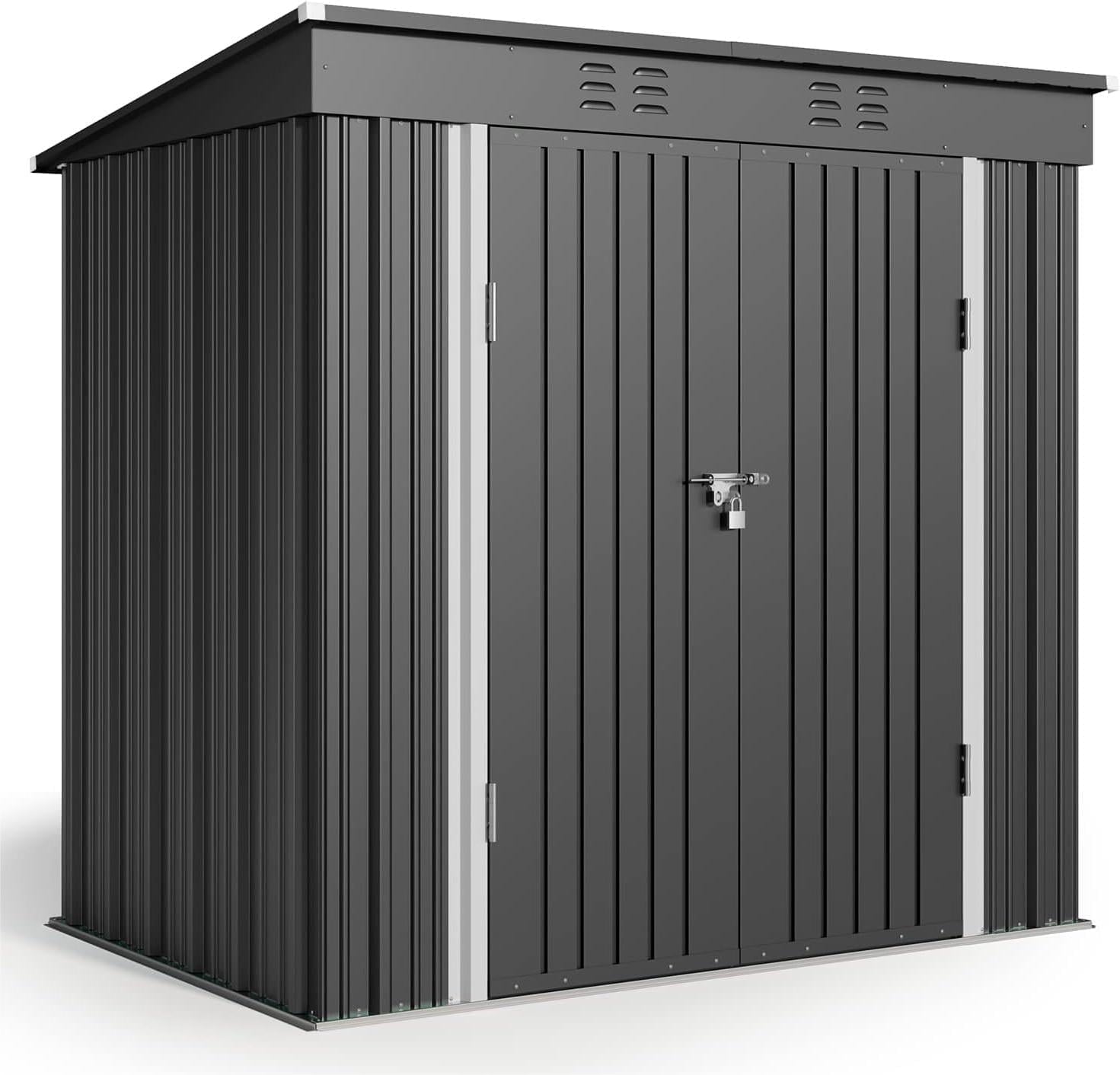 6-x-4-Outdoor-Storage-Shed-Lofka-Garden-Metal-Shed-with-Base-Frame-for-Backyard-Patio-Lawn-Gray_574ead14-22b4-4e0f-bd97-70d92615459e.f3b9c74486c3d7b062d85676958a4b14