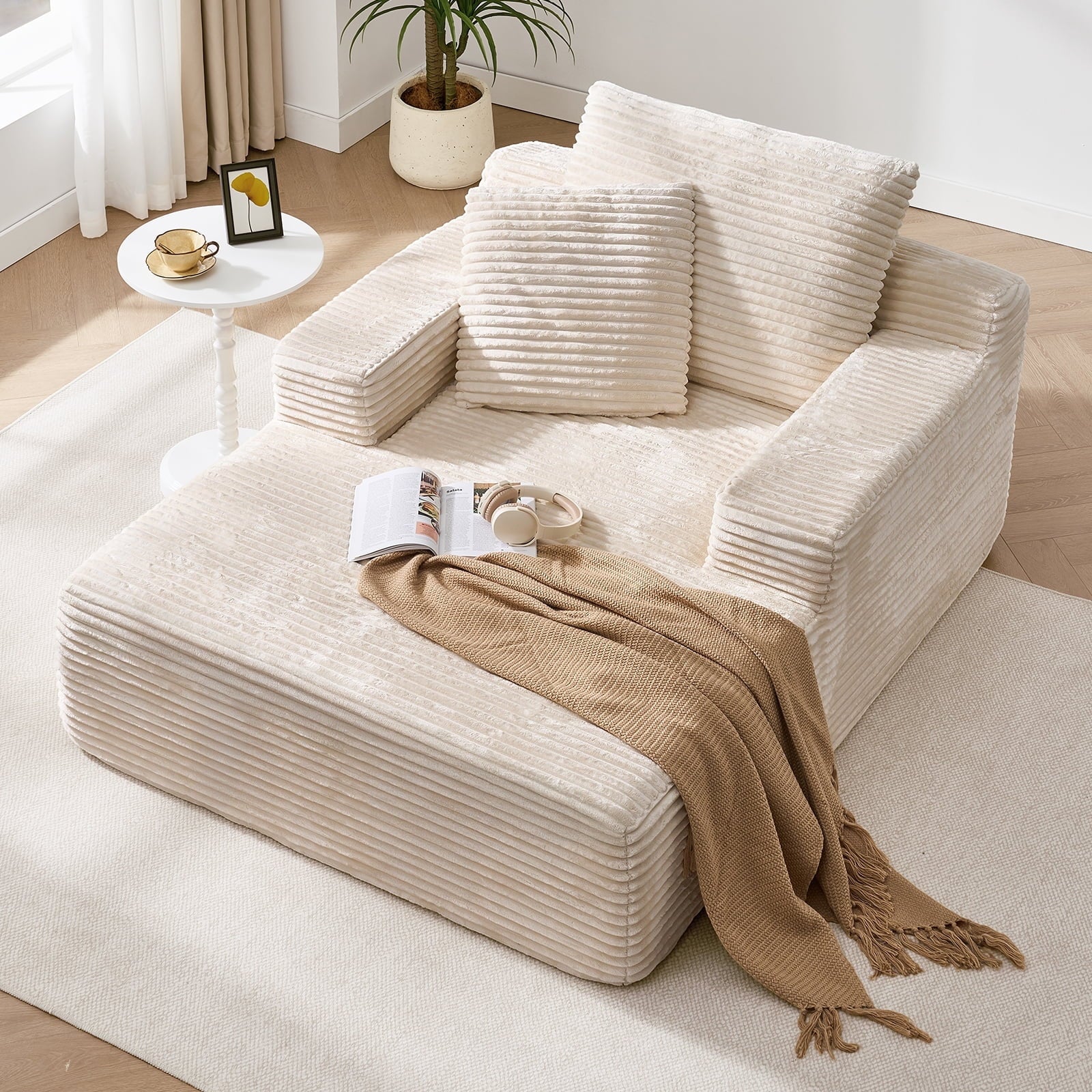 65-Corduroy-Cloud-Sleeper-Chaise-Lounge-Chair-No-Assembly-Sofa-Bed-with-Pillows-Beige_f173f111-acd3-43da-a13c-57cd12815920.797e9d78270e36d14a6d7800a65a4aa1