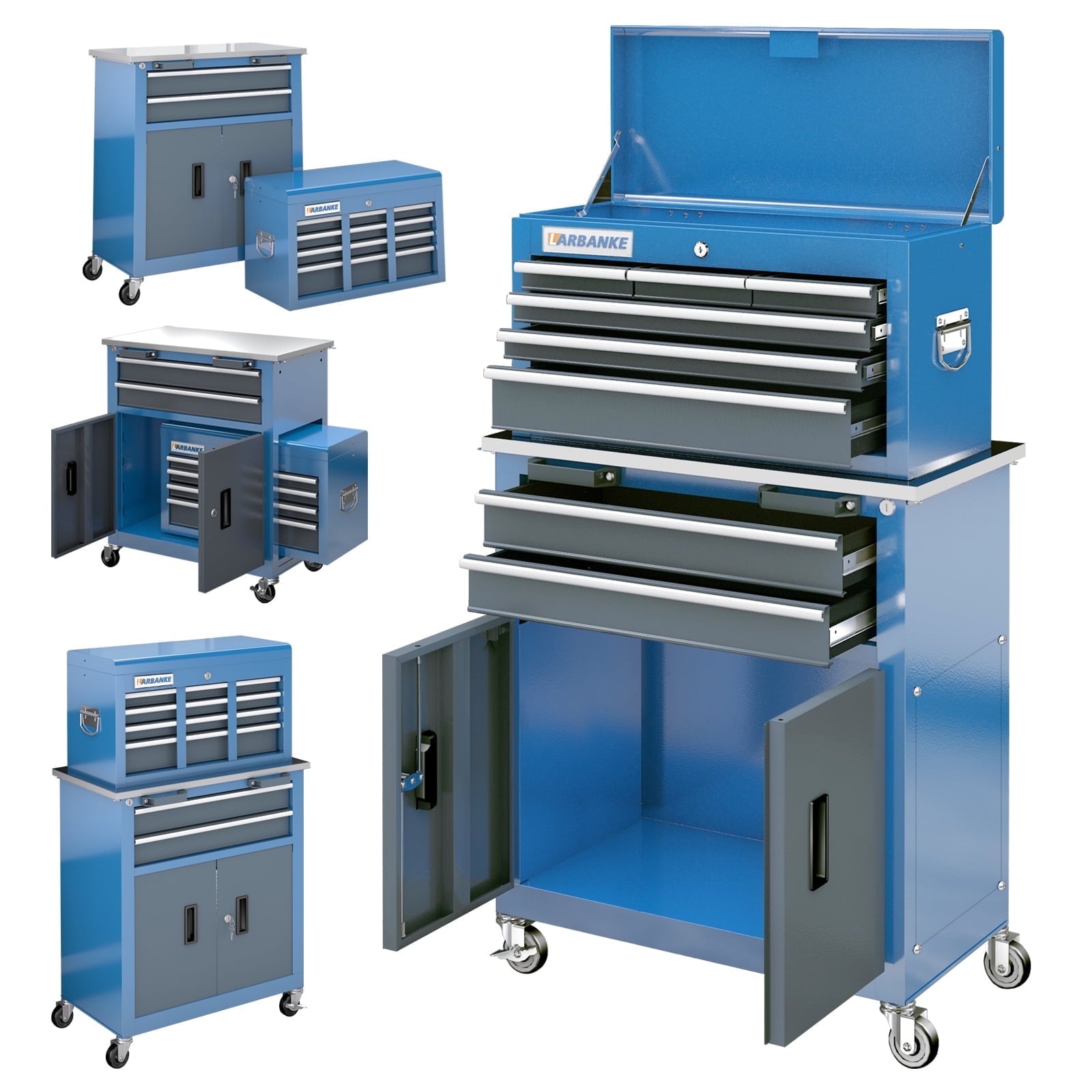 8-Drawer-Rolling-Tool-Chest-w-Stainless-Top-Sliding-Drawers-Heavy-Duty-Garage-Workbench-w-Wheels_018ec2ca-673a-4ec2-84b9-2c86cf68e6bf.eab1da215503a0b08899c98da220d5a5