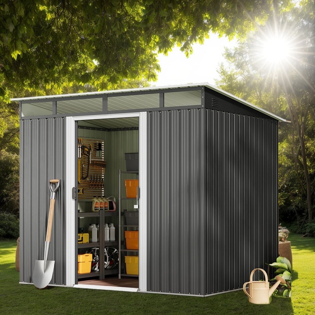 8-x6-ft-Metal-Shed-Asofer-Outdoor-Storage-Shed-with-Transparent-Panel-Window-for-Garden-Dark-Gray_2a8ff248-8b11-4aab-9d19-c44aa7b1f964.4f1266d27c92cd2e639aca14eba43f51