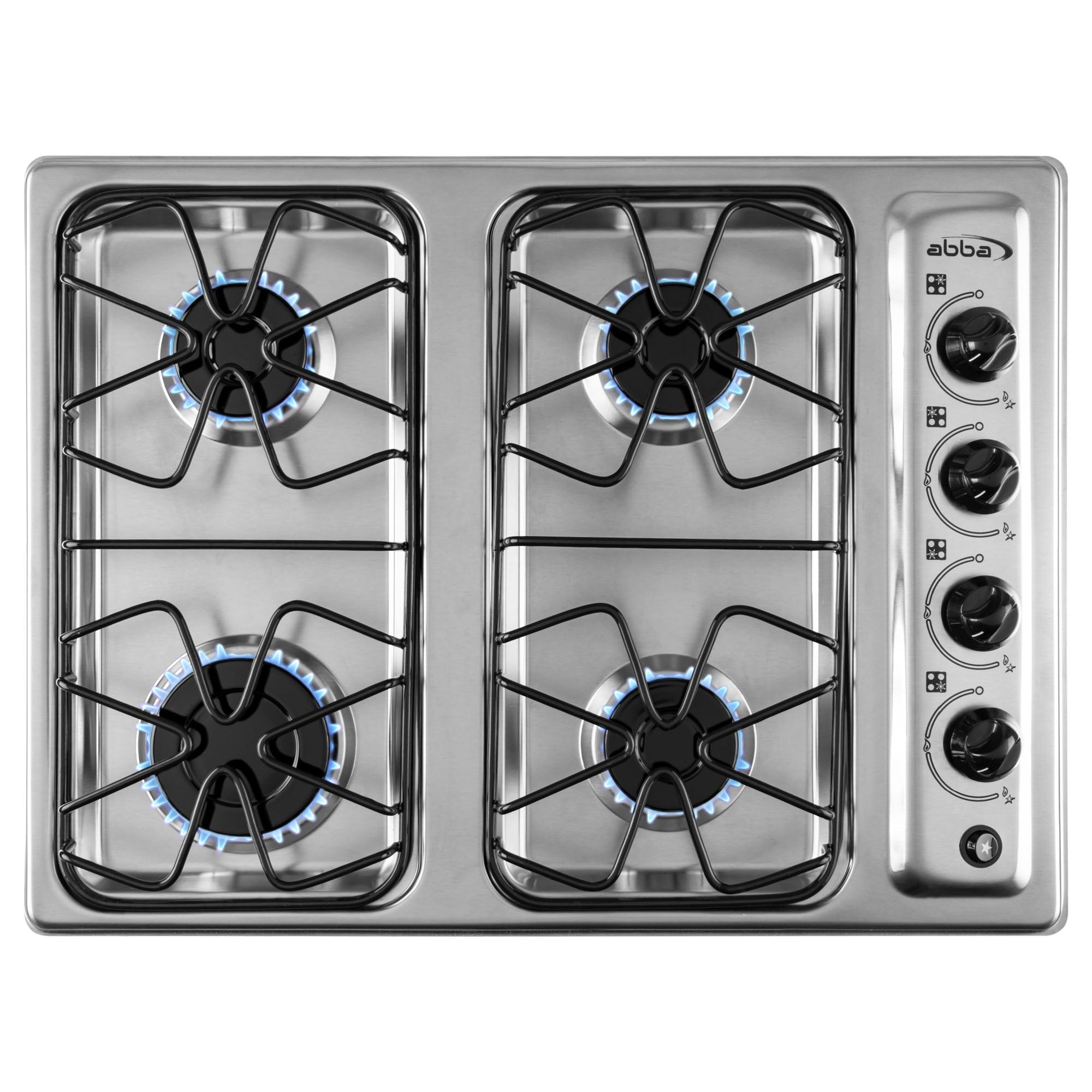 ABBA-Appliances-24-Gas-Cooktop-in-Stainless-Steel-with-1-Ultra-Fast-and-3-Fast-Burners_4b6ea8e0-6bb3-49ed-acf9-6d59f15fb328.c3febca0f62c95986dacf9ee9904b807