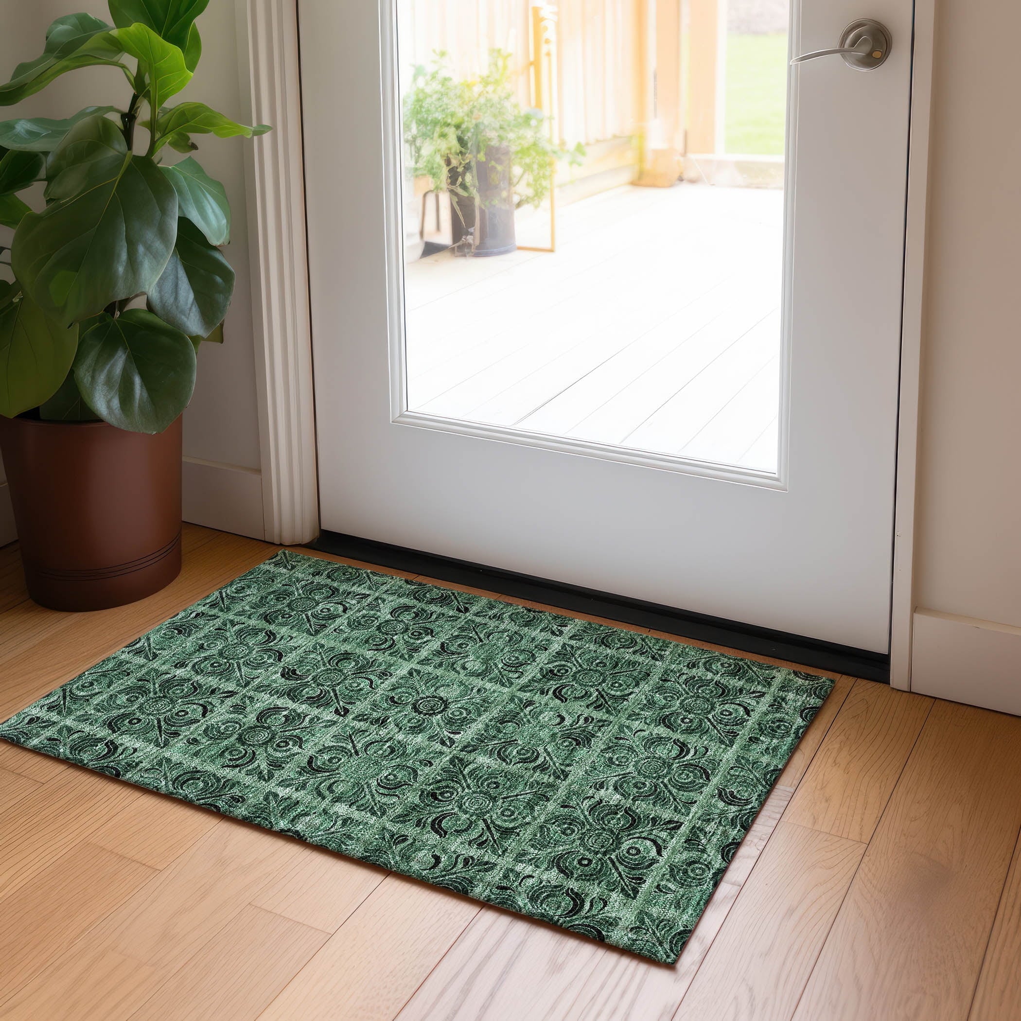 Addison-Rugs-Chantille-ACN853-Green-1-8-x-2-6-Rug_786b010a-fb5d-4a39-a4f4-ea13d3ee979e.5c6f7b745c9079428666148830a3587c