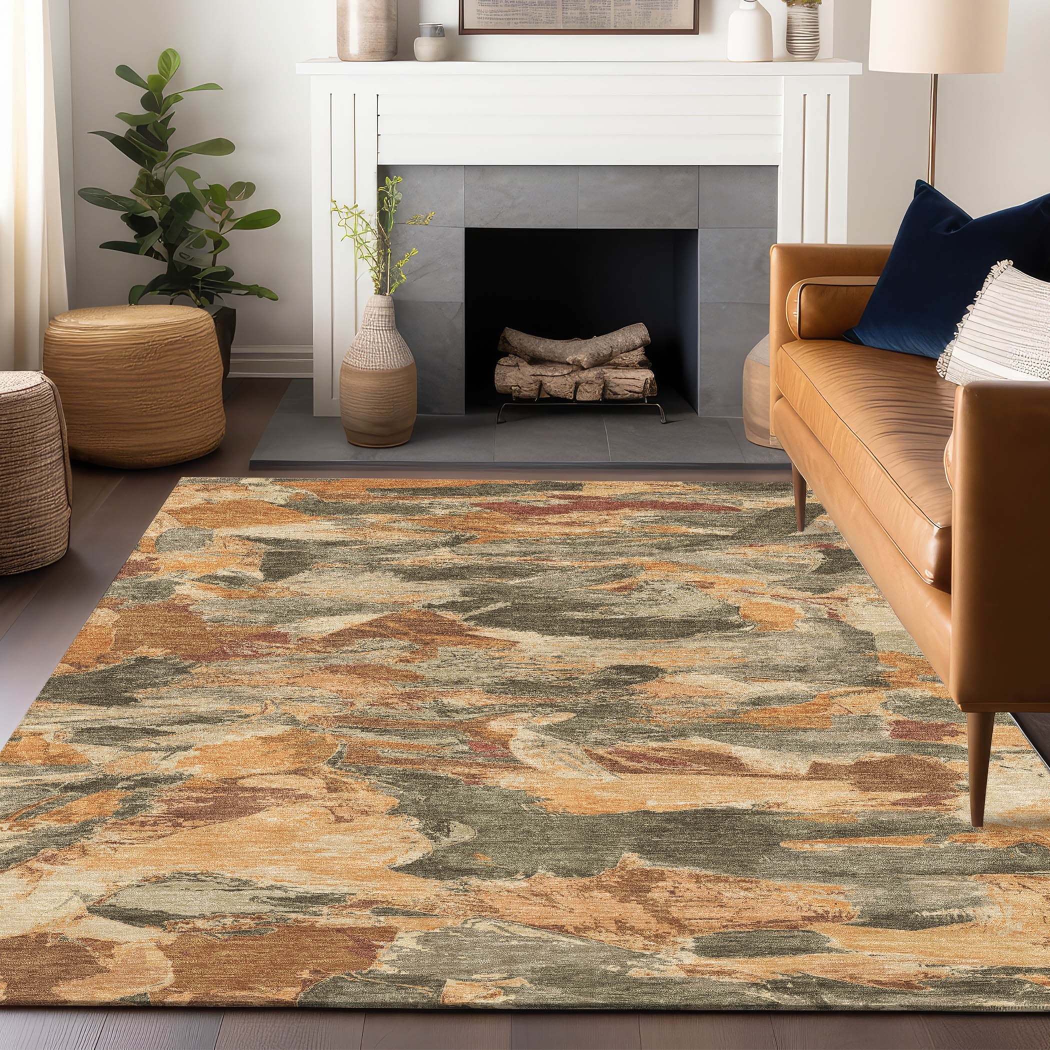Addison-Rugs-Machine-Washable-Indoor-Outdoor-Abstract-Contemporary-Chantille-Rug-10-x-14-Copper_145b65a7-4f6d-41db-ae5e-174ab0b3a046.c1253d0b5c3bd24a47308f76f765ecb1