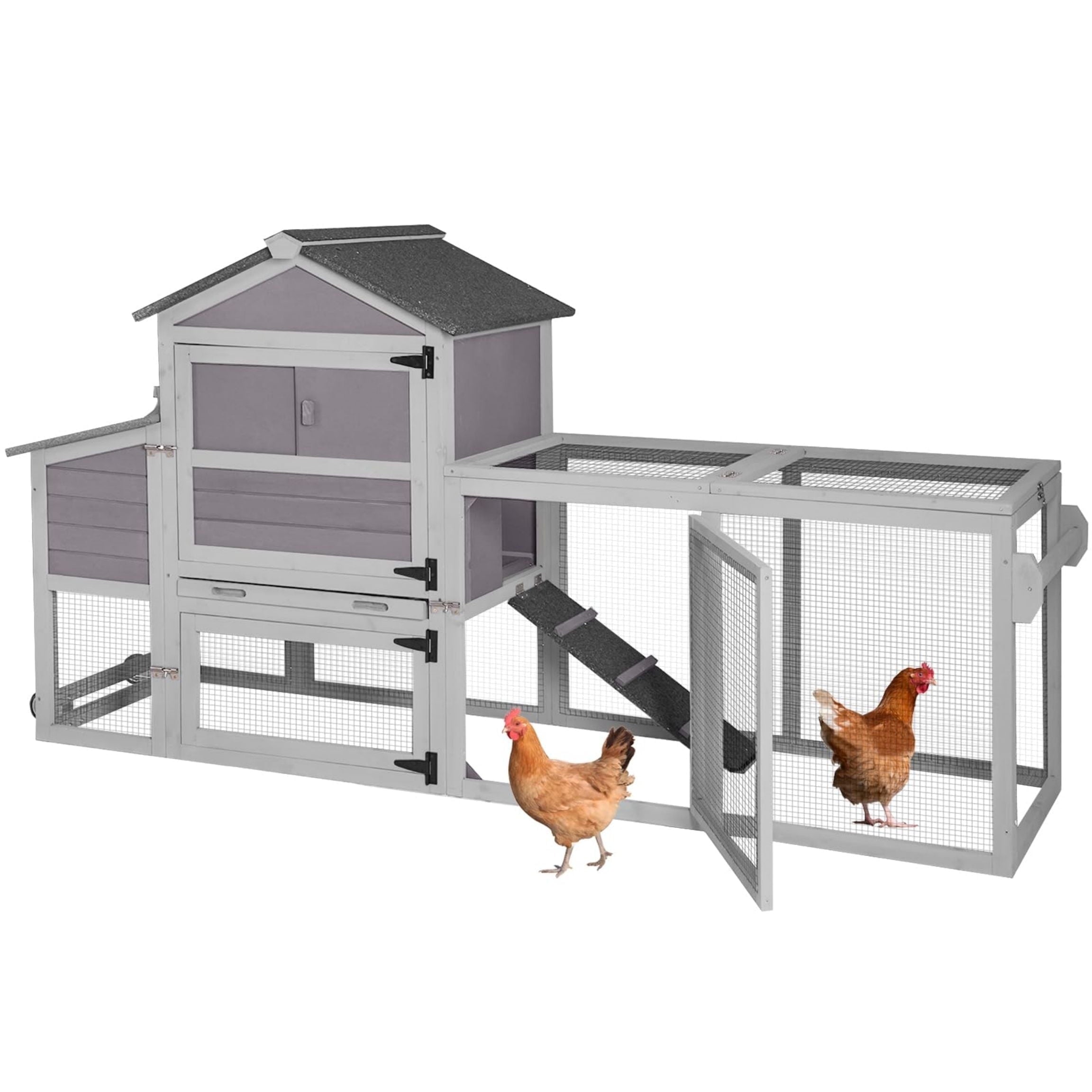 Aivituvin-Mobile-Chicken-Coop-Wheels-Nesting-Box-Outdoor-Expandable-Wood-Chicken-House-Leakproof-Pull-Out-Tray-UV-Resistant-Roof-Panel-Gray_94f93ac7-0de4-4c15-9b4c-4a43f8a7cc56.656ac3