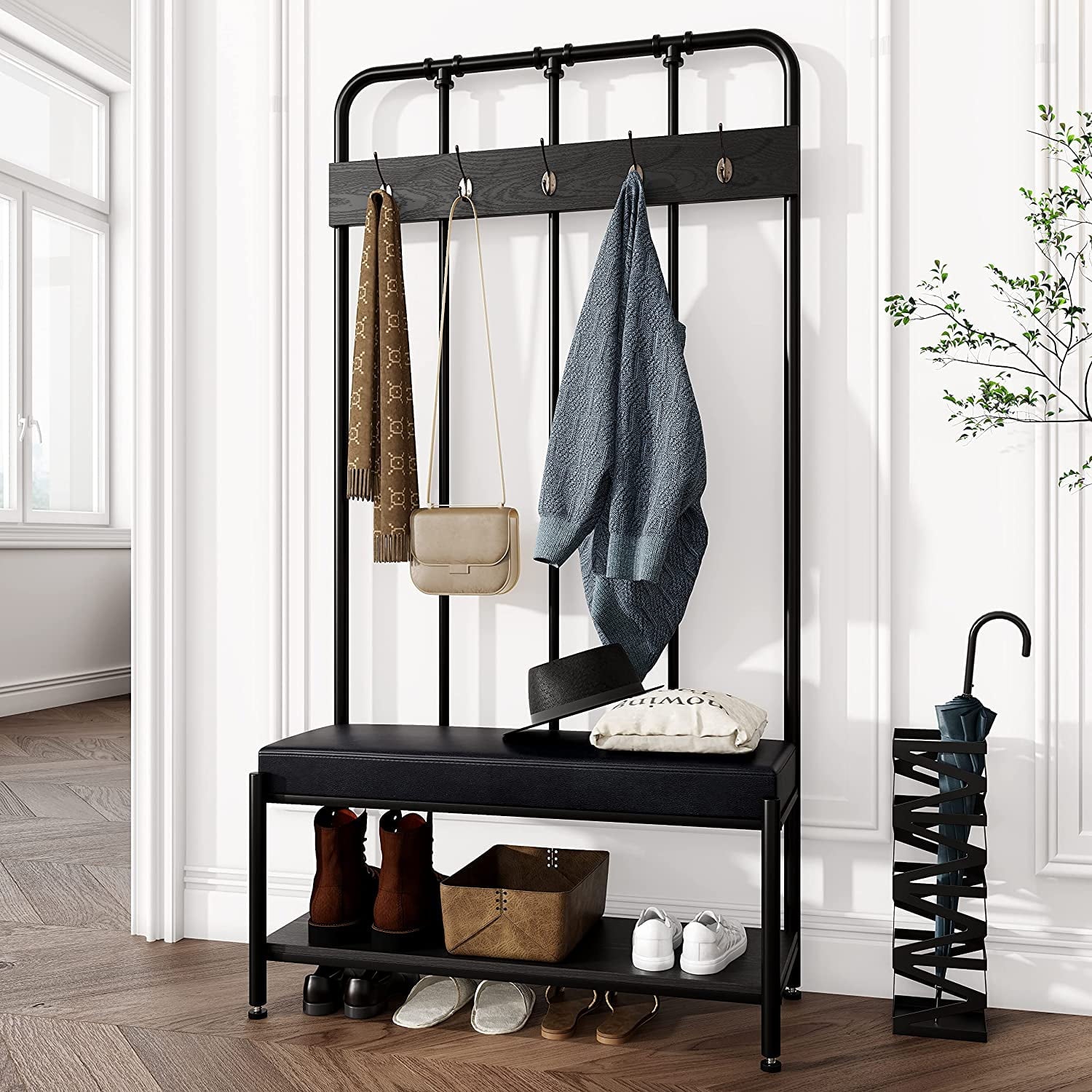 Allewie-Coat-Rack-Shoe-Bench-Freestanding-Hall-Tree-Entryway-Bench-with-Storage-Shelves-Upholstered-Sponge-Padded-Seat-Black_3987f6ed-ae64-4baa-a9ce-06308e039e05.2870a32cd365bde245c60
