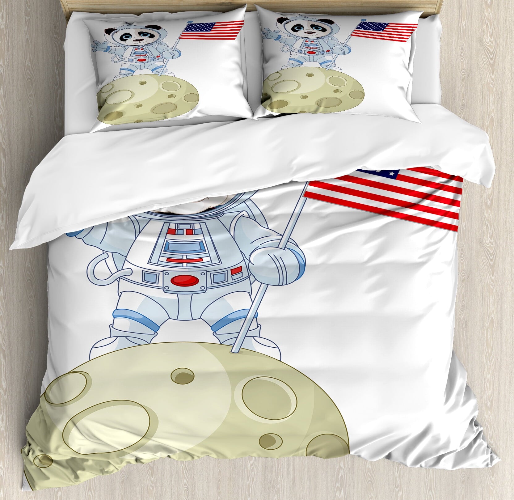 Ambesonne-Panda-Duvet-Cover-Set-Astronaut-on-Moon-Cartoon-Calking-Red-Navy-White.1bef6fe627b06a3a5bf6dd2b820b4f4c_8a4f7b63-fdbf-4013-a97d-7b040fcd7094