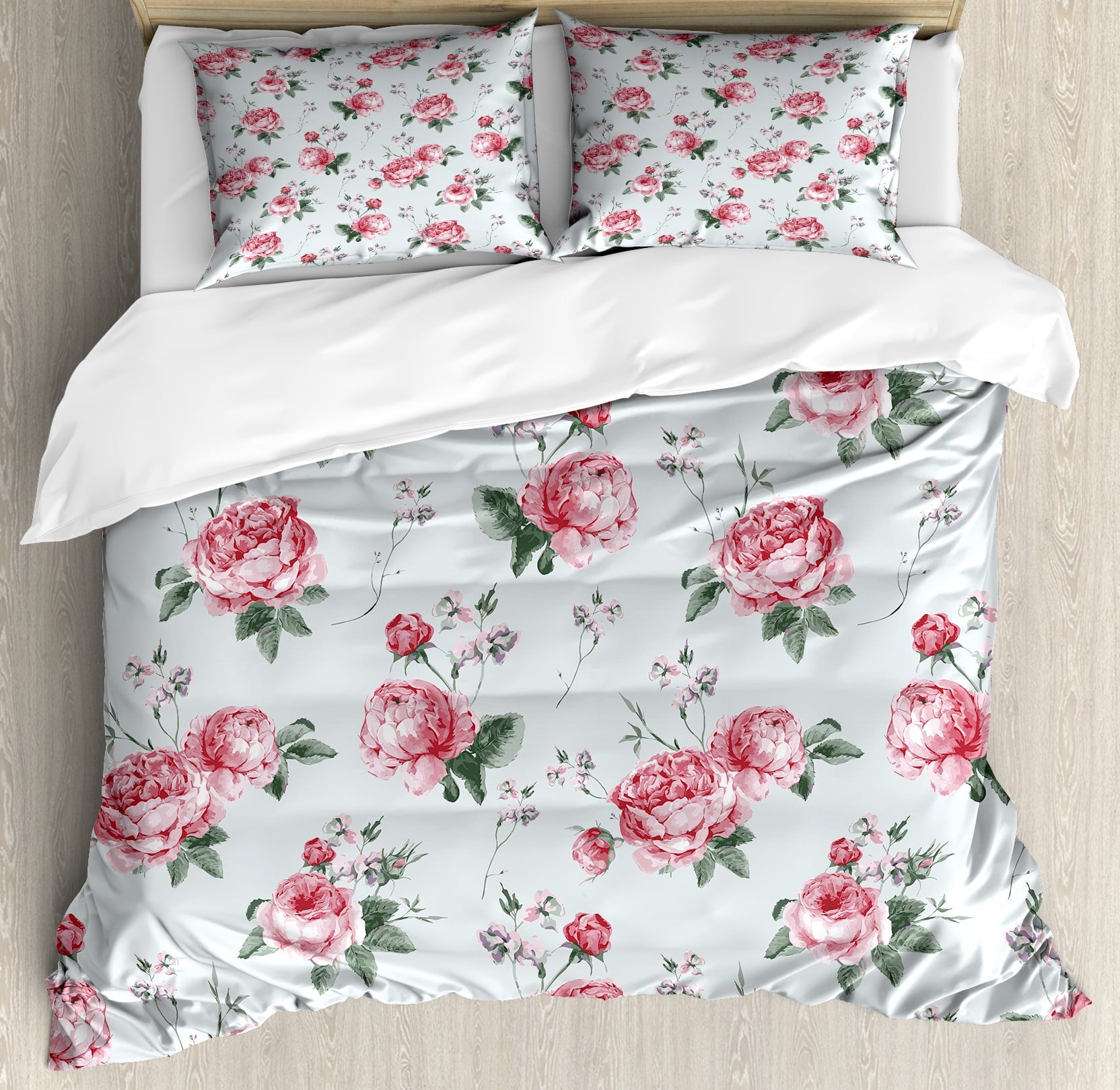 Ambesonne-Rose-Duvet-Cover-Set-Pink-Blossom-English-Flora-Calking-Reseda-Green-Pink_b855bbe2-0a9f-4d20-a8c3-c9c8bf1013b6.79d16f4e993b602d2ebfb033dfbc4bb6