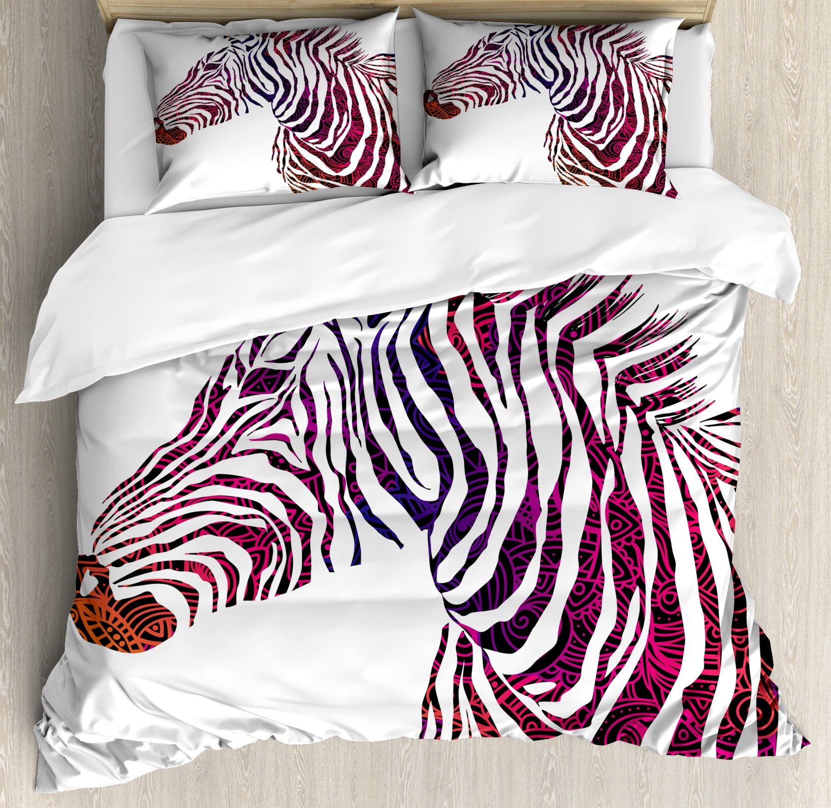 Animal-Duvet-Cover-Set-Modern-Ornamental-Zebra-Profile-Silhouette-Striped-Savannah-Theme-Art-Decorative-3-Piece-Bedding-Set-2-Pillow-Shams-Calking-Si_4abdad8c-c1e4-4de6-9421-560db3c8f