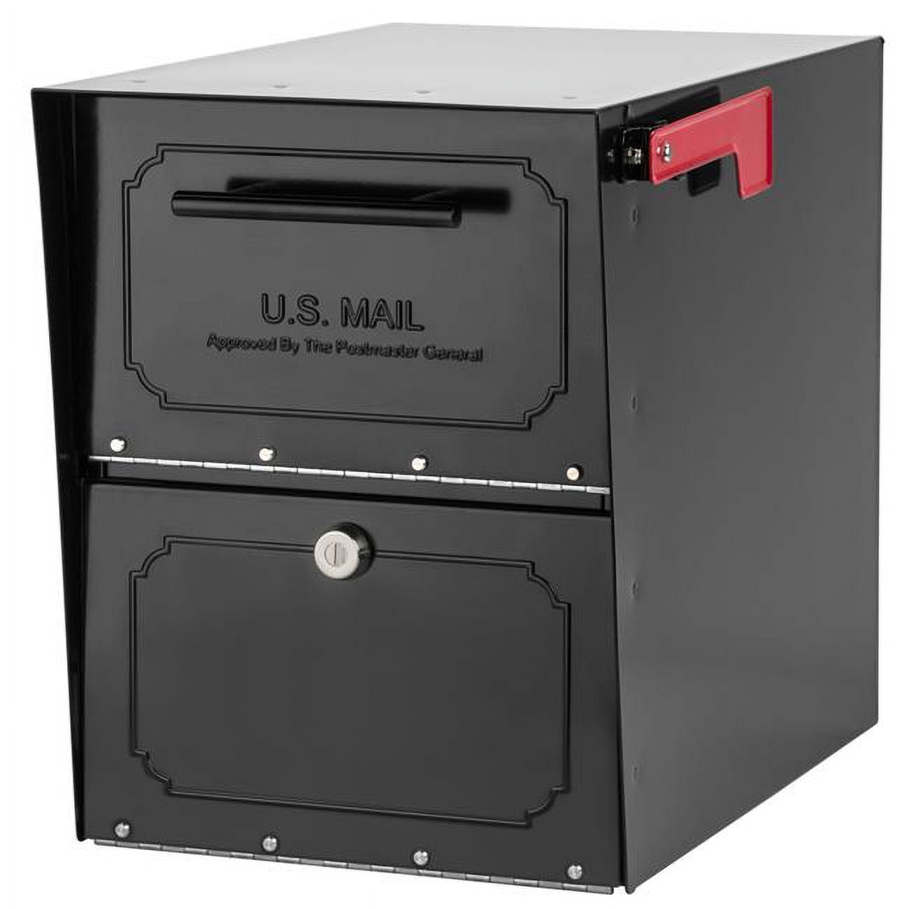 Architectural-Mailboxes-Oasis-Classic-Black-Post-Mount-Mailbox-Galvanized-Steel-Locking_4ec97bb3-bce7-47e2-9df5-2acd89eeca15.605dc8694cea0cf40582701b9b7c318b
