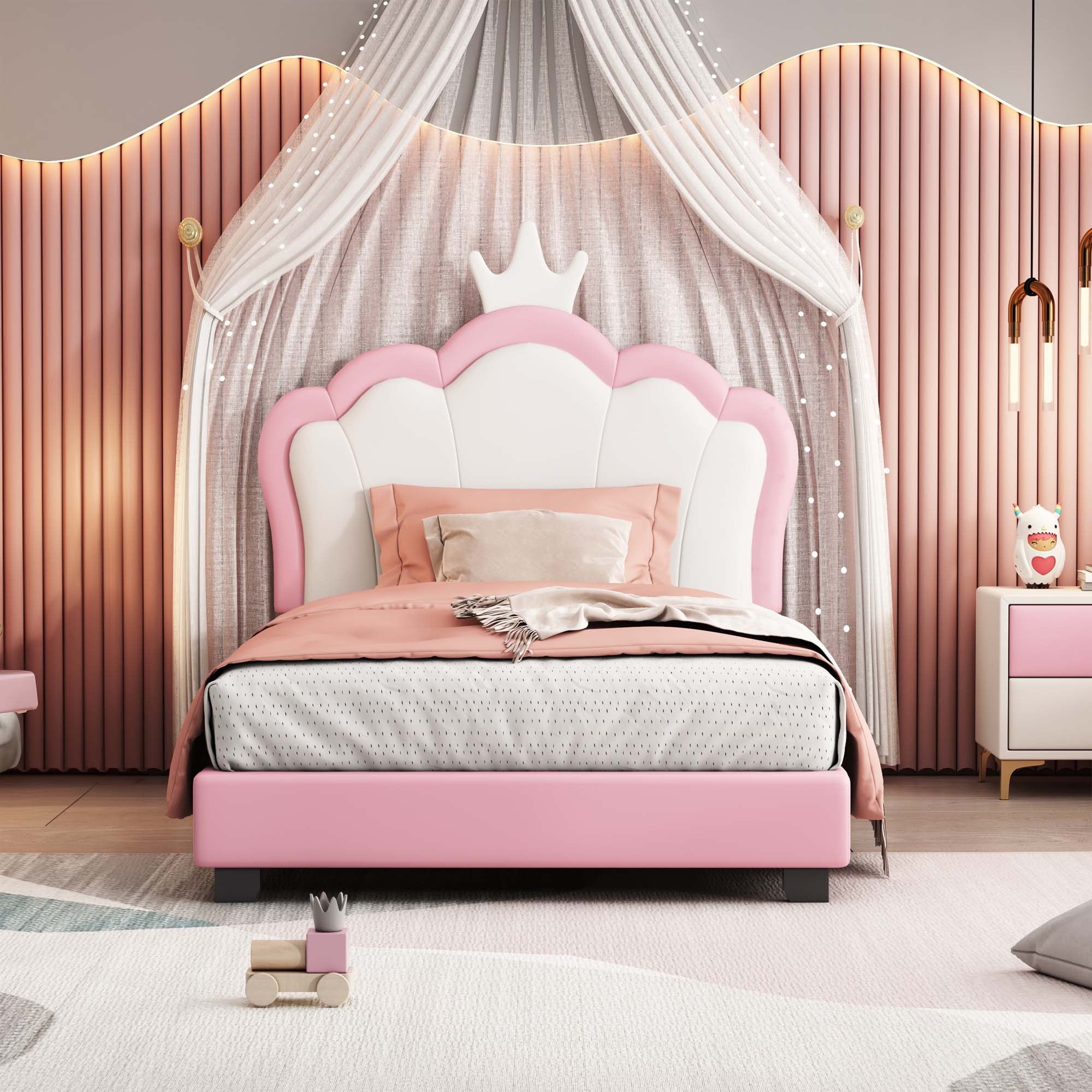 Aukfa-Cartoon-Kids-Twin-PU-Leather-Standard-Beds-White-Pink_f4ba2398-66b0-40c3-b46c-b4d16ceba235.6604fa8c6c26dcbc68bc080e437f9b9e