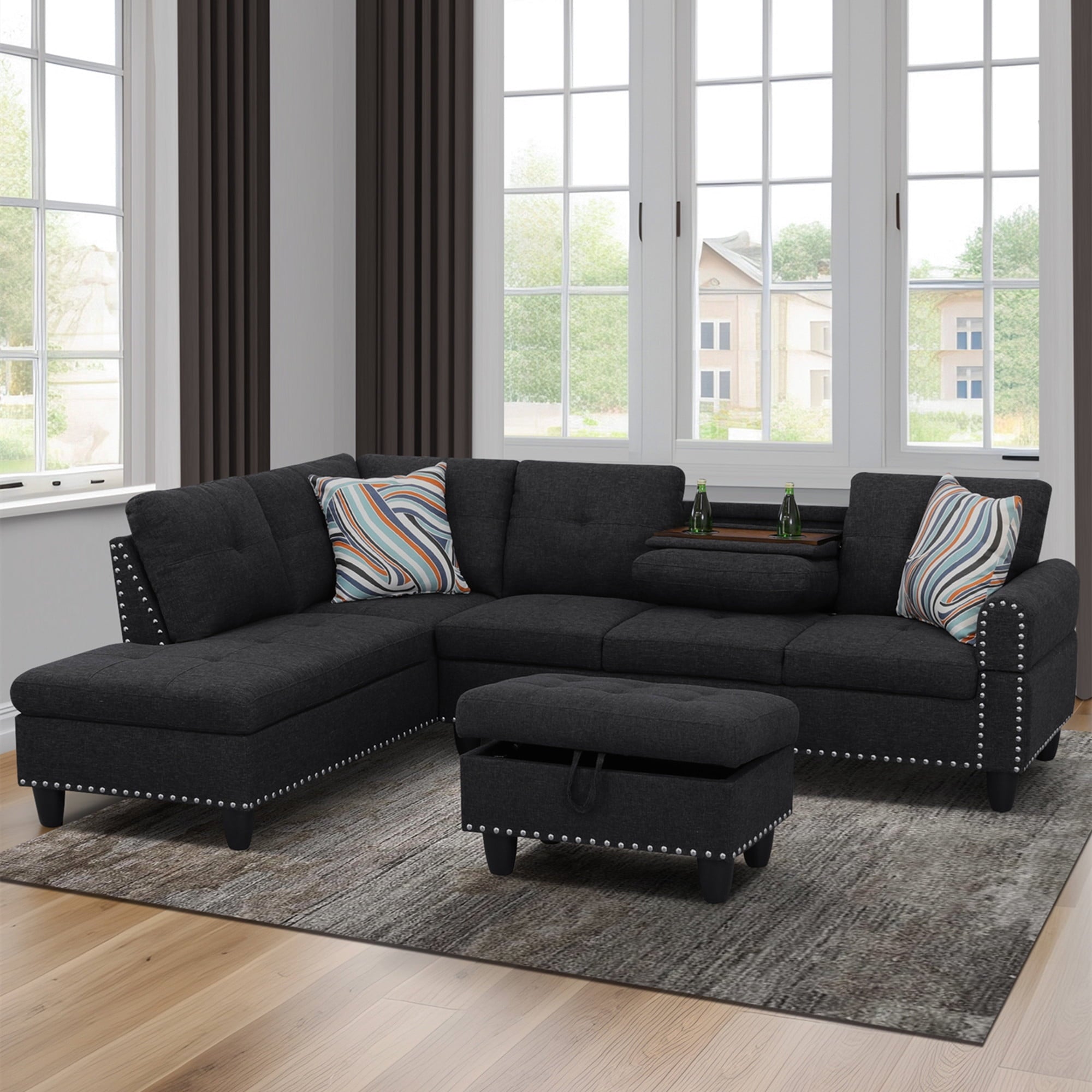 Aukfa-Sectional-Sofa-Living-Room-Couch-with-Storage-Ottoman-Cup-Holder-Black-Gray-Linen_8923b2c4-c271-4237-9bd9-e2f24a3b8940.49275d3129a1f35ed3edebac67b3cfab