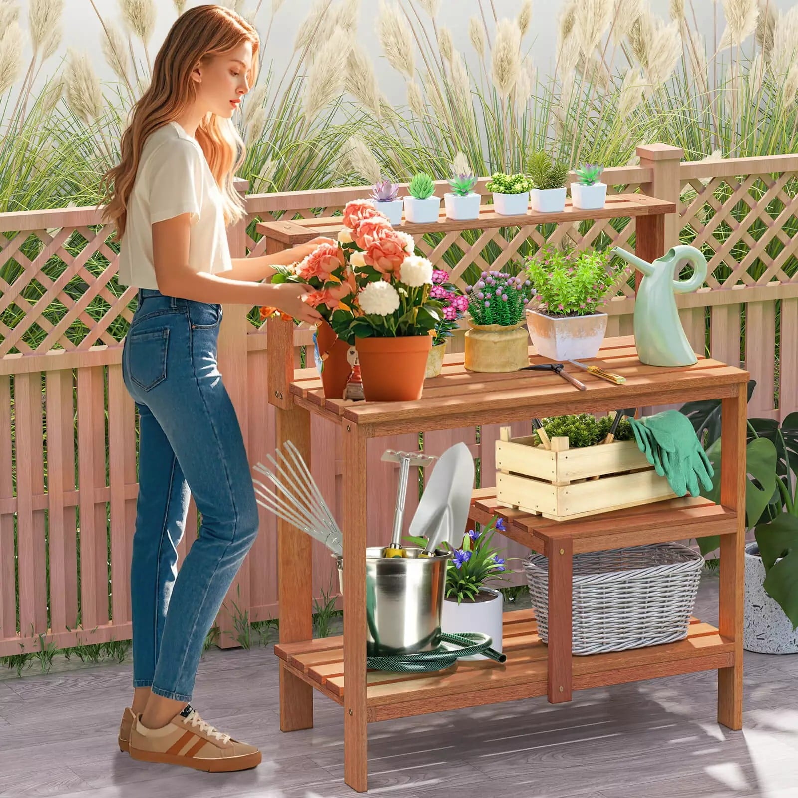 Auranook-Outdoor-Potting-Bench-Table-Solid-Wood-Potting-Table-with-Open-Shelves-Teak-Oil-Finish-Gardening-Workstation-Planting-Work-Table_ce7e5161-edd4-4e9f-a9ed-a08c0d880223.9b9054b6