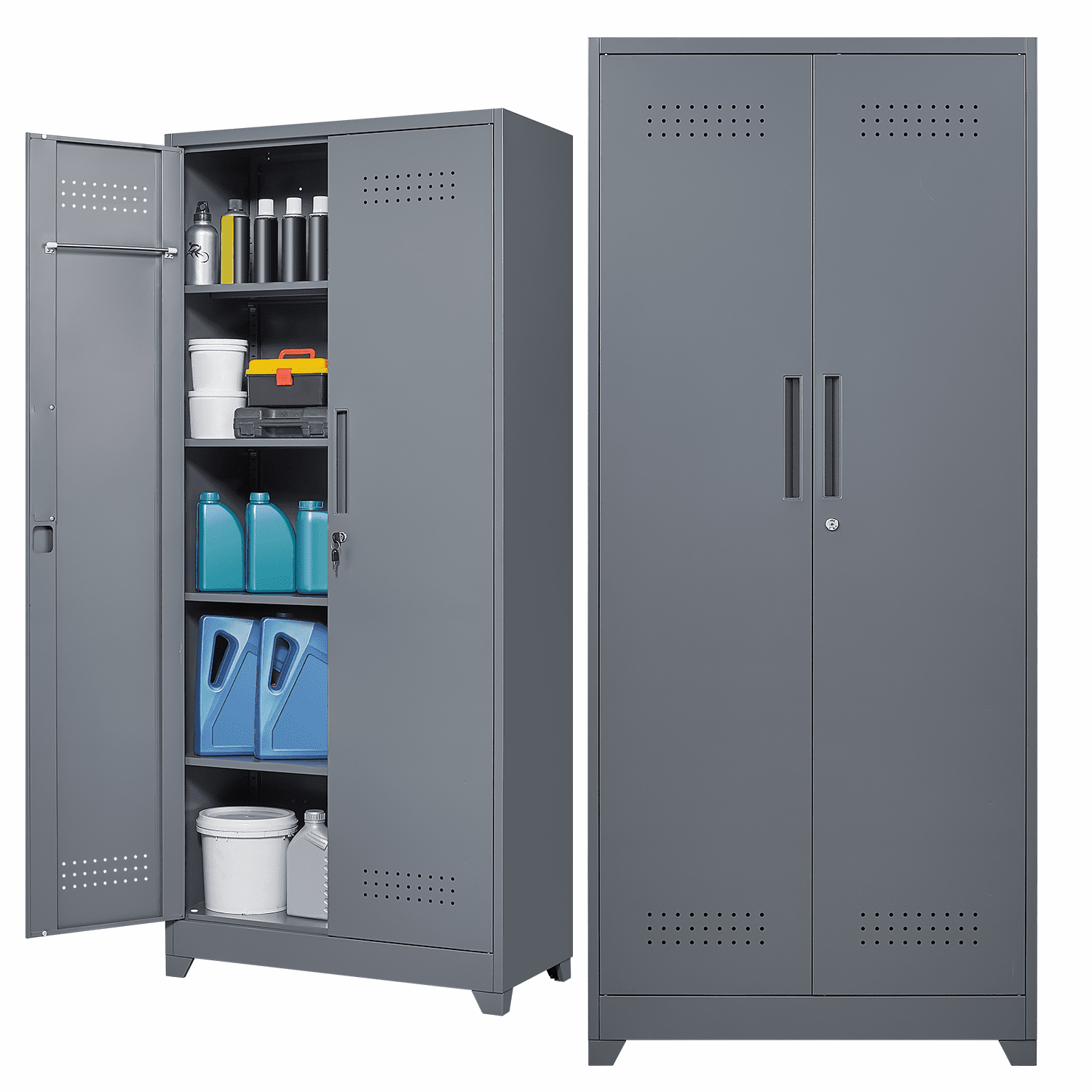 Metal-Storage-Cabinet-Indoor-Seizeen-5-Tier-File-Tool-Locking-Door-Adjustable-Shelves-Black-Heavy-Duty-Garage-Home-School-Office-73-Tall_991f83e0-dafc-441a-aa4a-2b295b26bf58.3f61a7360
