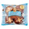 Pretzel Hamburger Buns, 4 count